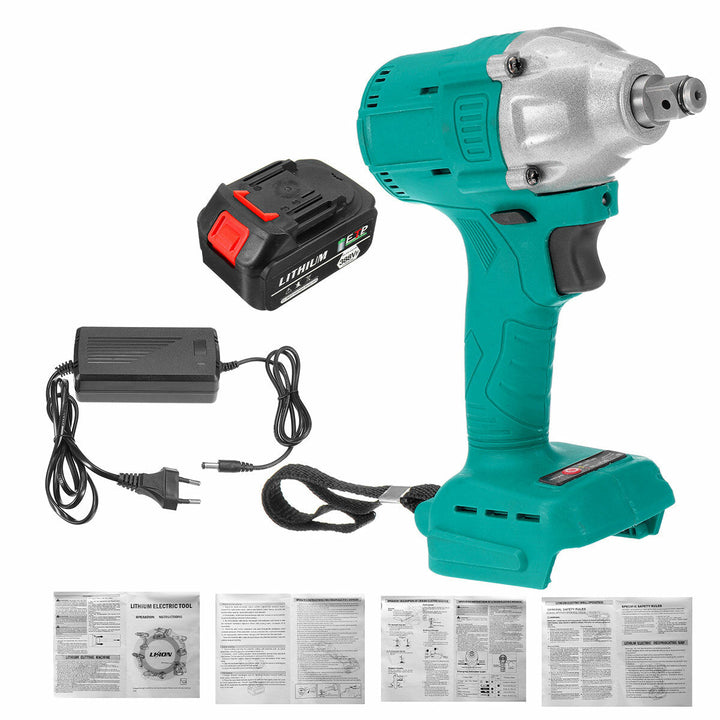 22890mAh 388VF 850N.m Brushless Impact Wrench Cordless Handheld Electric Wrench W, 1,2 Battery 18V Battery Image 10