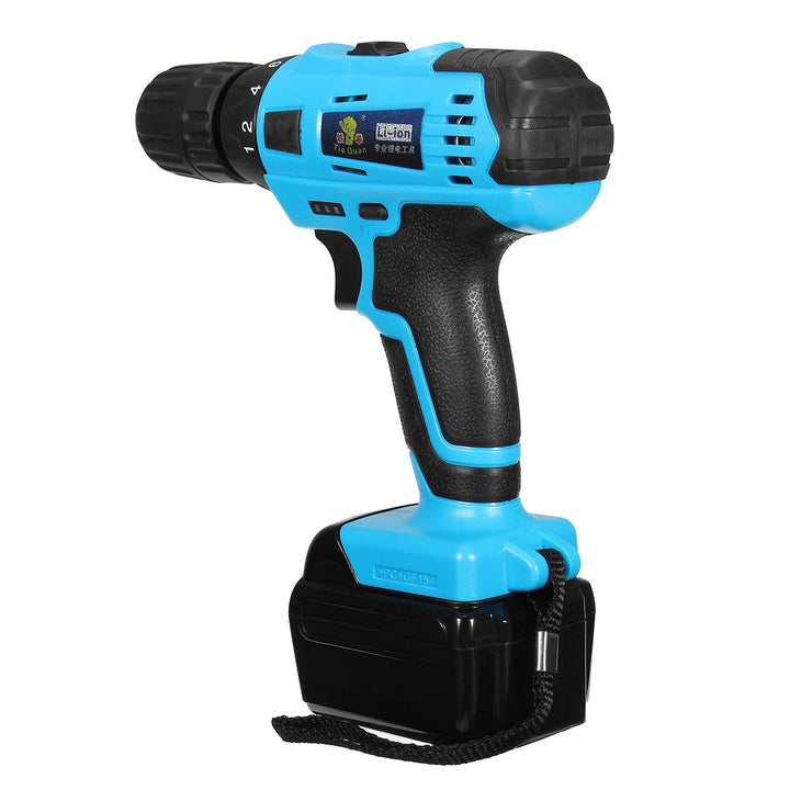 21V Li- ion Electric Hand Drill Cordless Hammer Drill Chunk 1,2mm 10mm Image 3