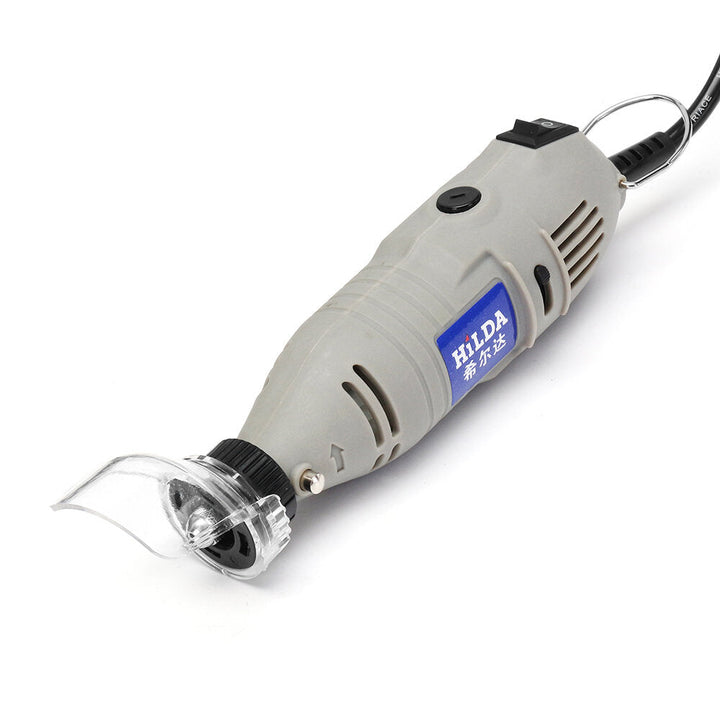 220V 150W Variable Speed Electric Grinder with 91pc Accessories Mini Rotary Tool Drill Image 5