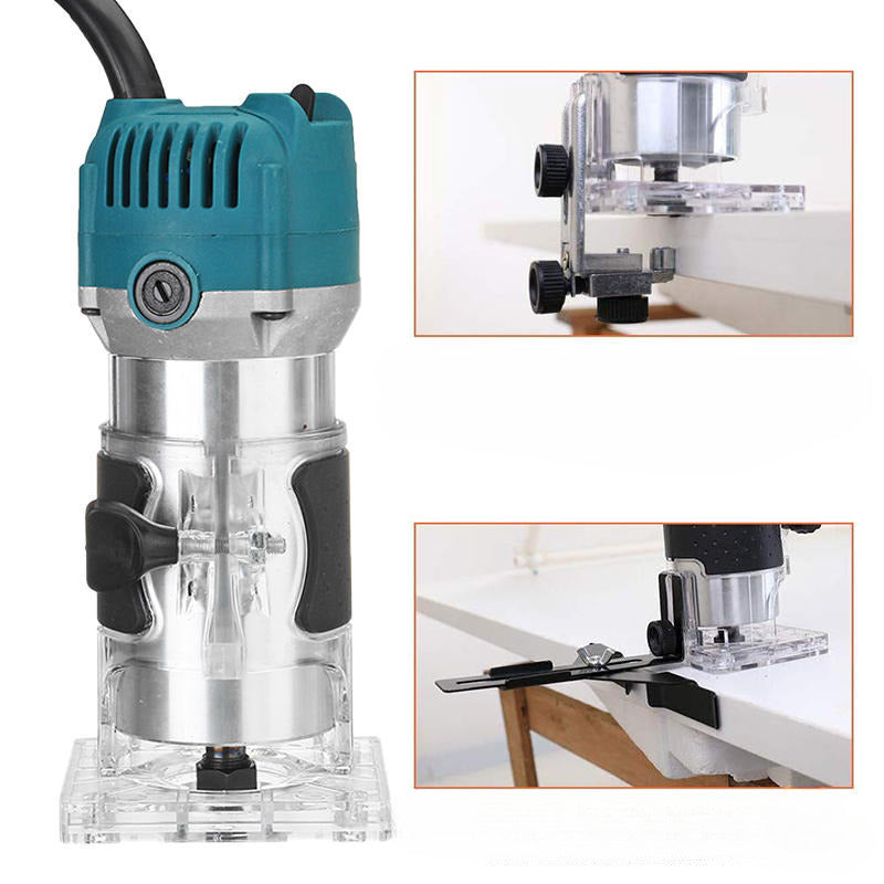 220V 3000W Electric Hand Trimmer Woodworking Palm Router Laminate Trimmer Image 3