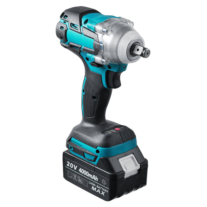 20V 4000mAh Brushless Electric Impact Wrench Cordless 1,2" Socket Tool For Makita Battery Image 3