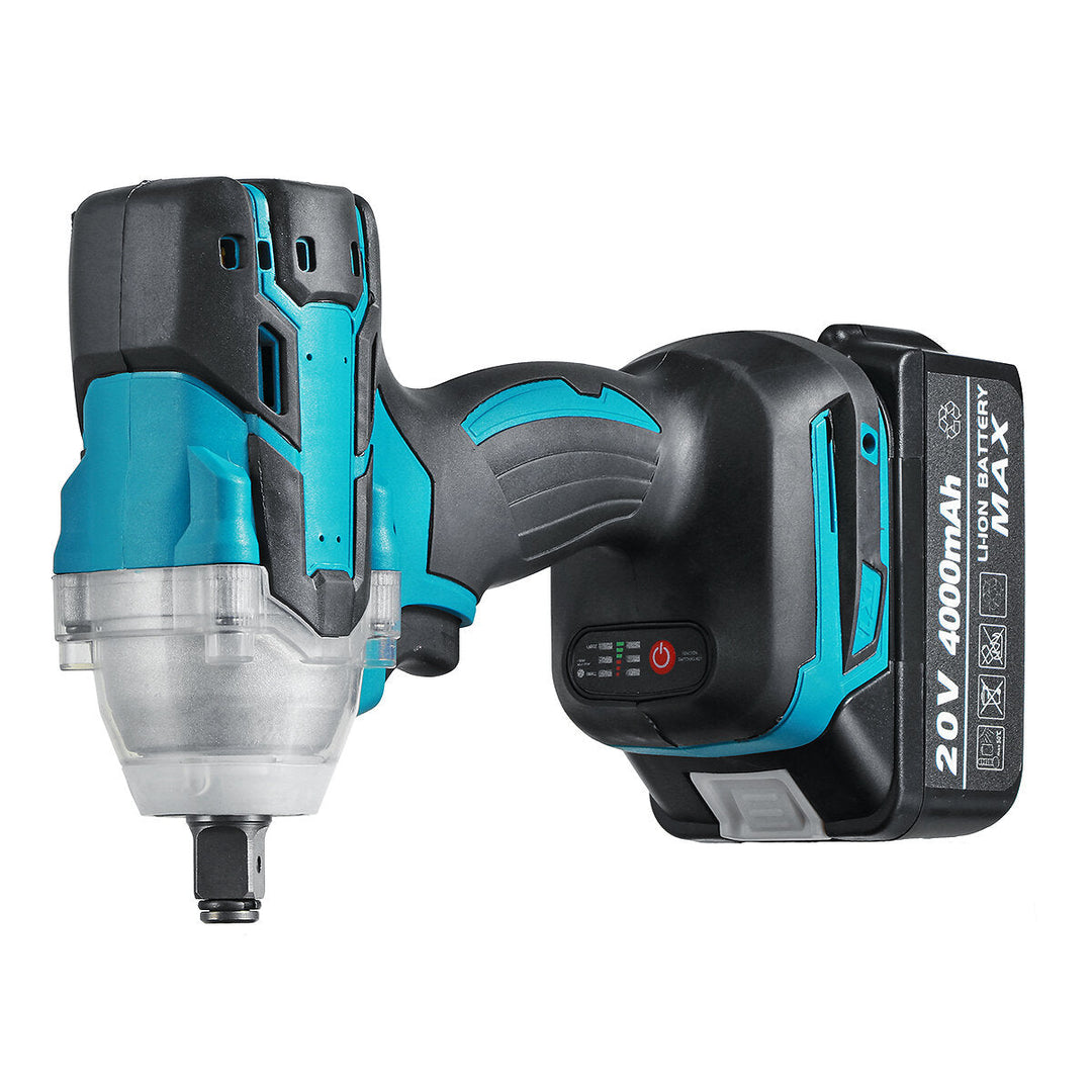 20V 4000mAh Brushless Electric Impact Wrench Cordless 1,2" Socket Tool For Makita Battery Image 5