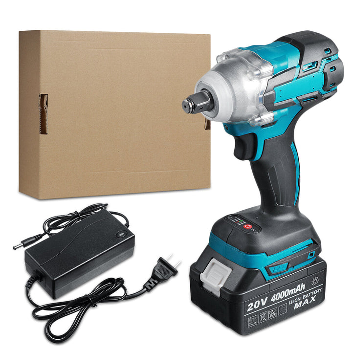 20V 4000mAh Brushless Electric Impact Wrench Cordless 1,2" Socket Tool For Makita Battery Image 10