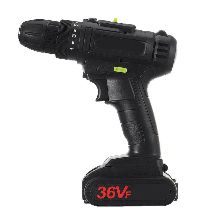 21V 1500mAH LED Light Electric Drill Driver Cordless Rechargeable Hand Drills 2 Speed Home DIY Image 11