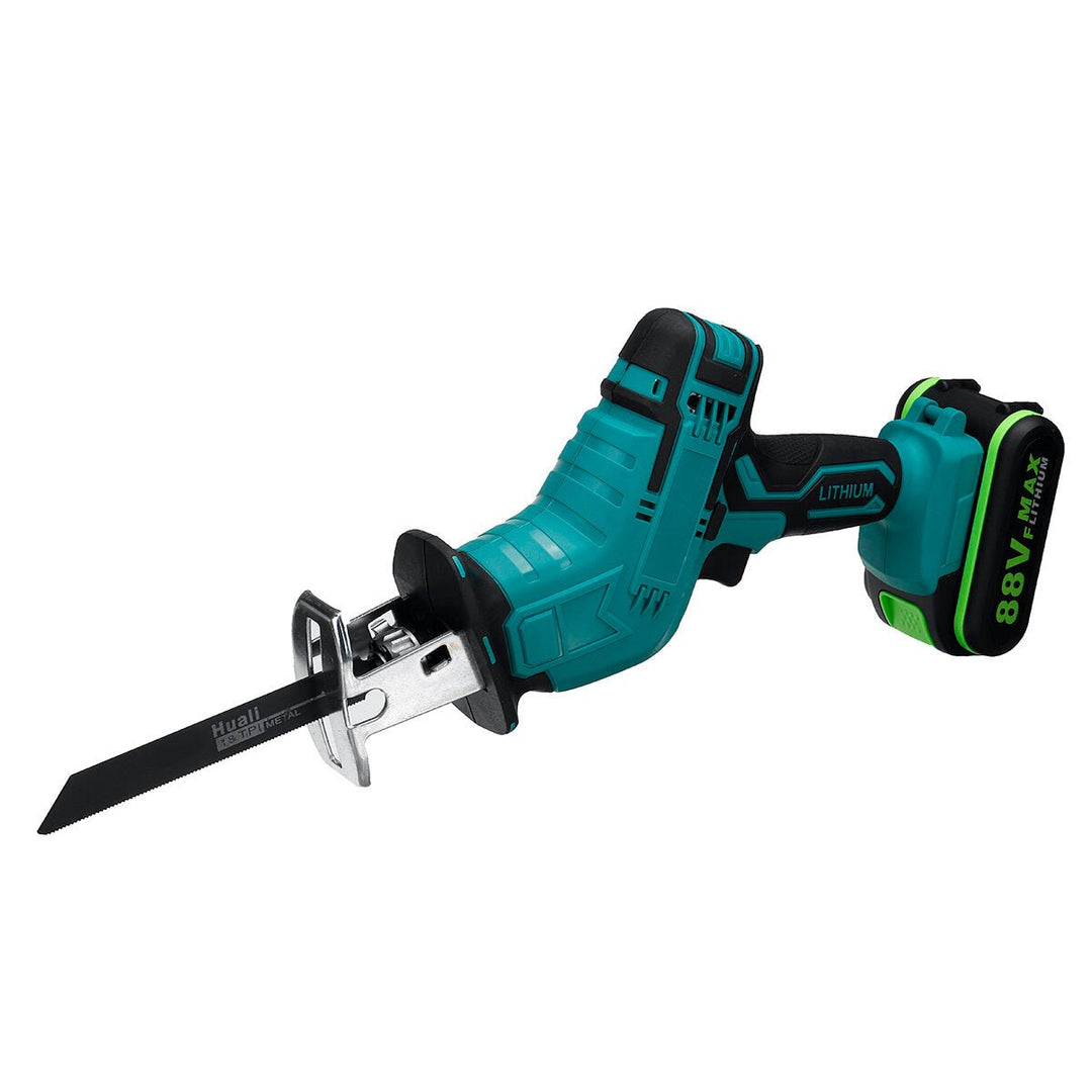 220V Rechargeable Cordless Reciprocating Saw Handheld Wood With Metal Cutting Kit Image 6