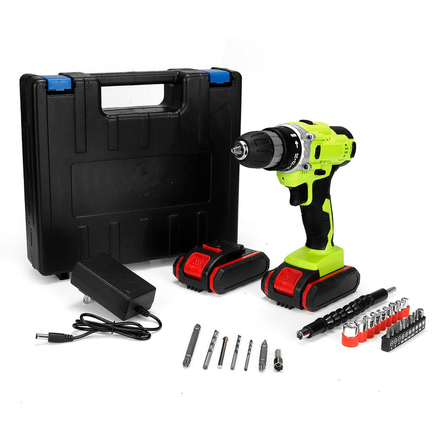 3 in 1 Multi-functional Cordless Electric Drill 48VF 25+3 3,8-Inch Chuck Impact Drill Image 1