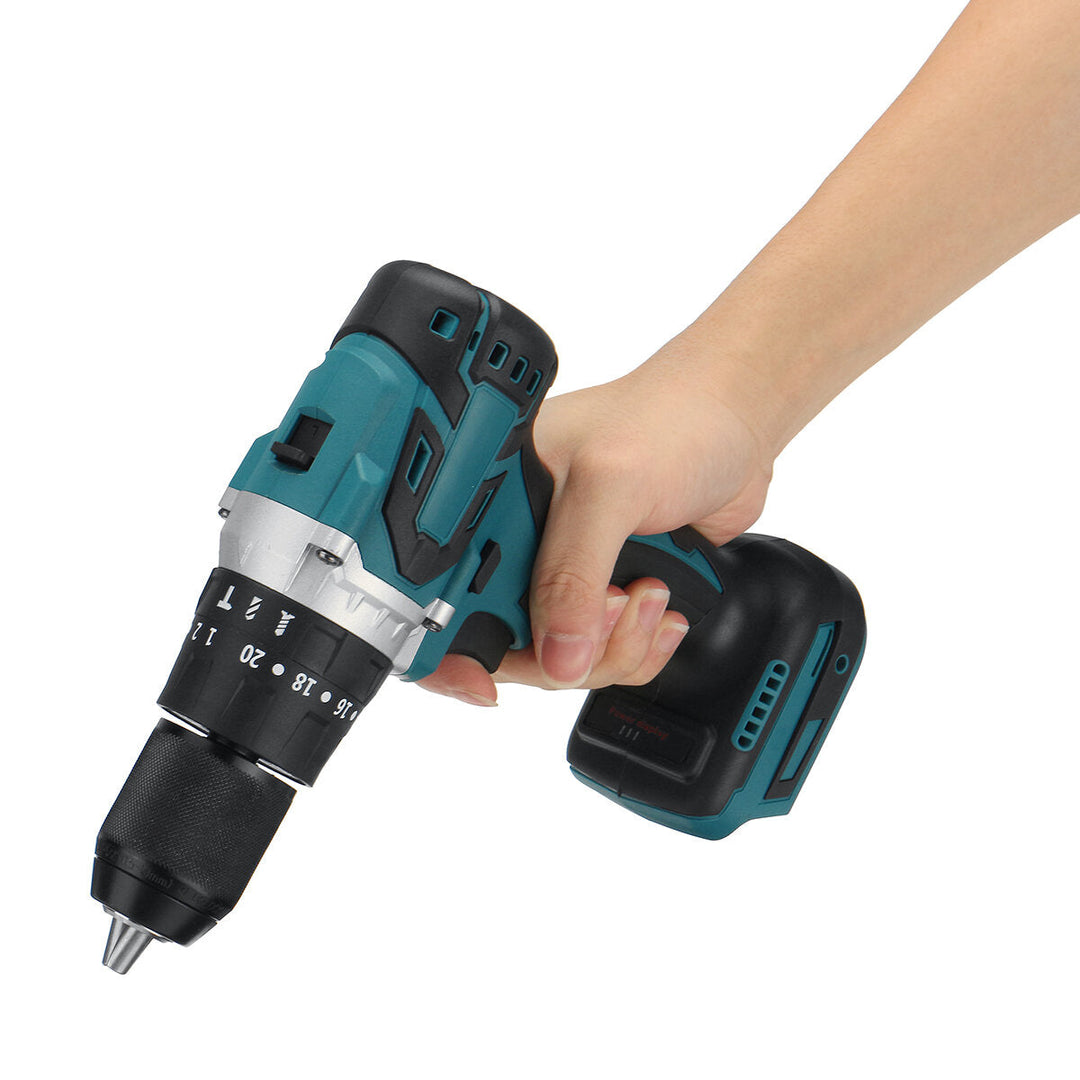 3 IN 1 18V Brushless Electric Drill Rechargeable Two-speed Impact Drill For Makita 18V Battery Image 7