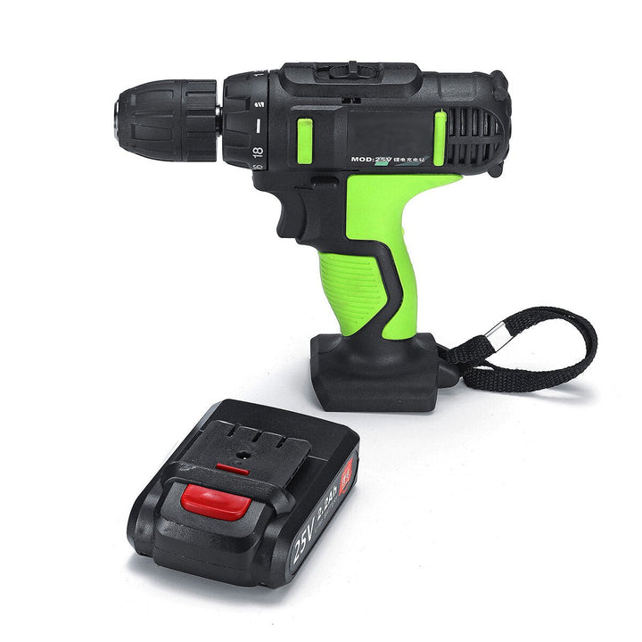 25V Electric Screwdriver 2.2Ah Li-ion Battery Screw Driver Drill Rechargeable Power Drill Image 2