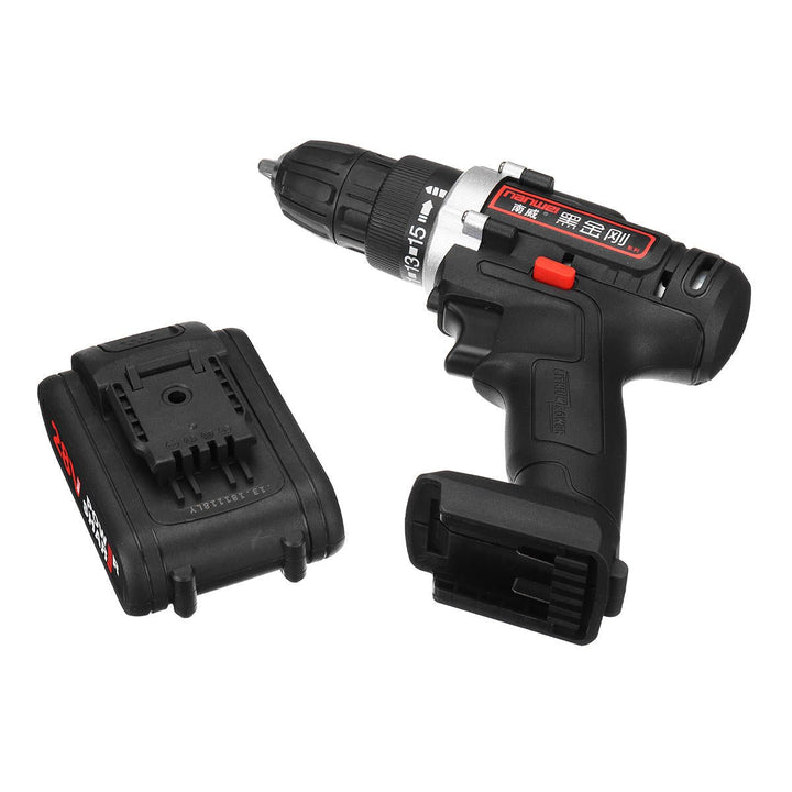 28V Cordless Power Drills Double Speed Electric Drill Image 7