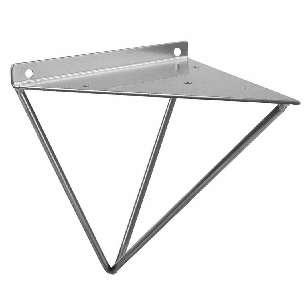 2PCS Durable Wall Mount Multi-Use Shelf Heavy Duty Metal Support Bracket Prism Furniture Bracket Image 10