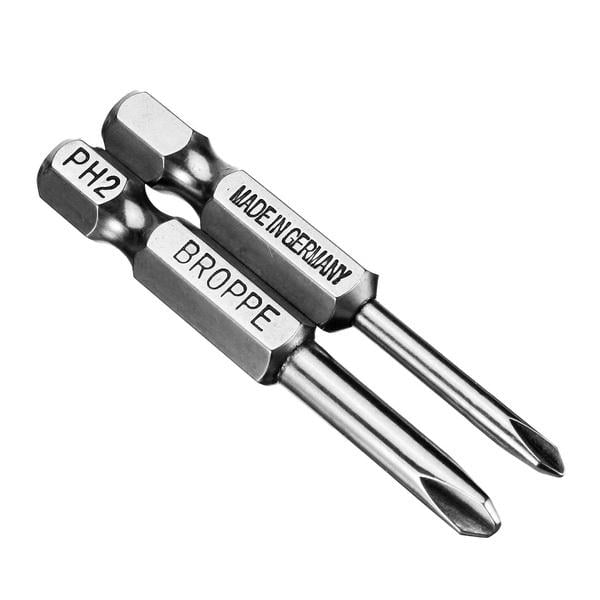 2Pcs 50mm Magnetic Y Shaped Screwdriver Bits 1,4 Inch Hex Shank Image 5