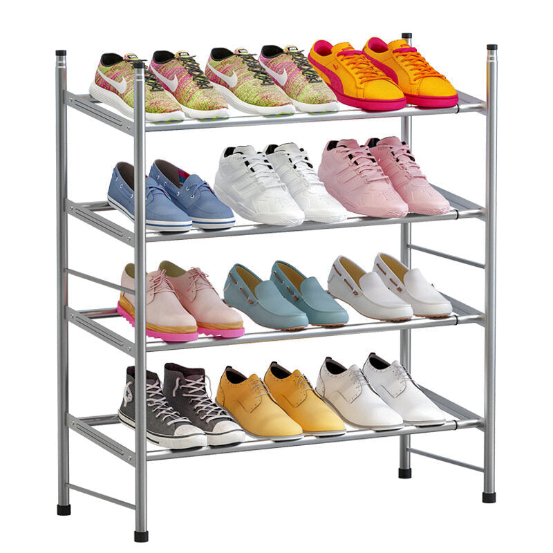 3 Tiers Shoe Rack Storage Organizer Tower Metal Shelf Stand Sneake Rack Home Image 1