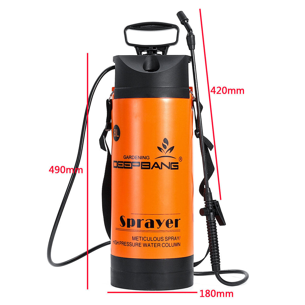 3,5,8L Pressure Sprayer Shoulder-mounted Pump Sprayer Garden Action Pressure Plant Spray Bottle Image 2