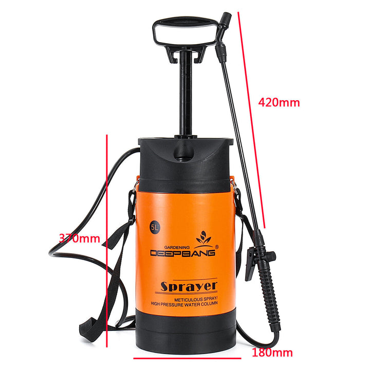 3,5,8L Pressure Sprayer Shoulder-mounted Pump Sprayer Garden Action Pressure Plant Spray Bottle Image 3