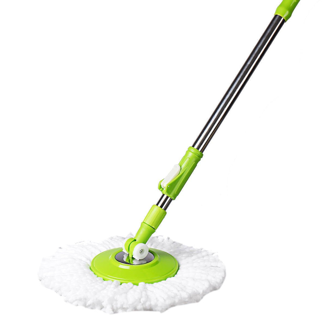 360 Degree Spin Floor Mop Rotating Bucket Set With Wheels Home Cleaning Tools Image 5