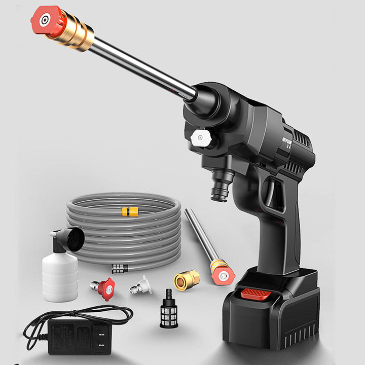 300W,500W High Power Car Washing Guns Wireless Rechargeable Car Washer High-pressure Water Pump Image 6