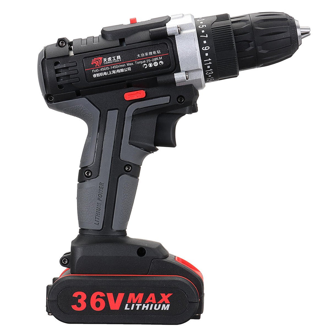 36V Electric Cordless Drill 28NM Brushless Screwdriver With LED Rechargeable Battery Image 6