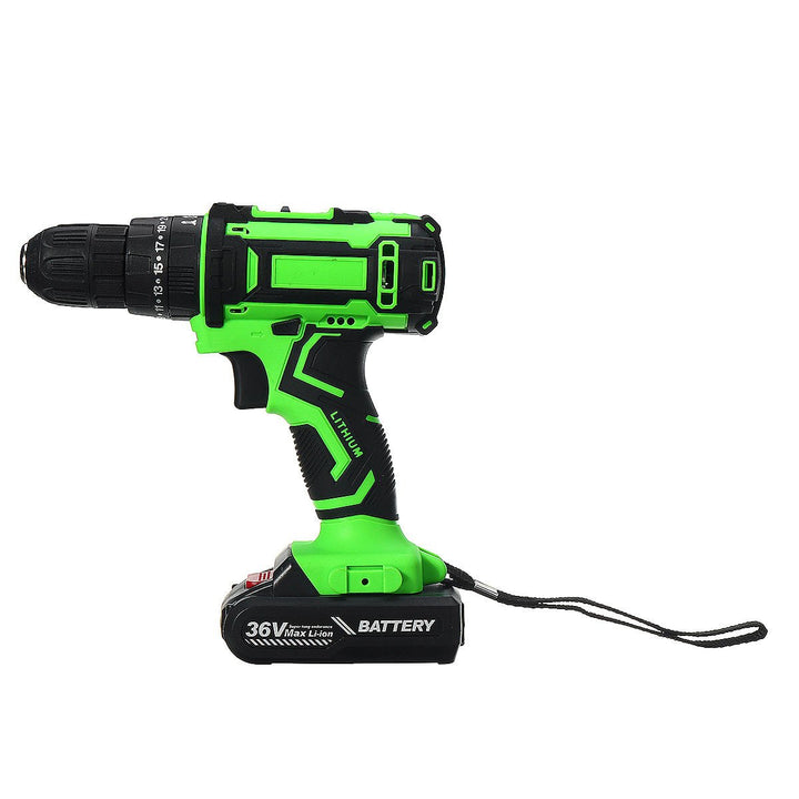 36V Electric Hand Drill Driver 25+3 Torque Setting Power Drilling DIY Work W, 1 Or 2 Li-ion battery Image 12