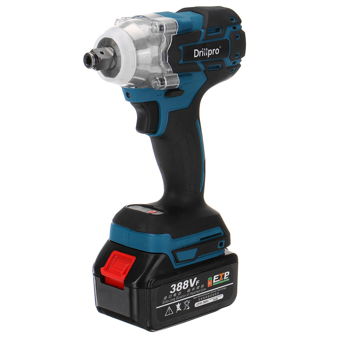 388VF 520N.m Brushless Electric Cordless Impact Wrench 1,2 inch Drill Driver Power Tool For Home For Makita 18V Battery Image 1