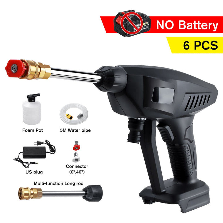 388VF Cordless Portable High Pressure Car Washer Cleaner Car Washing Guns Image 1