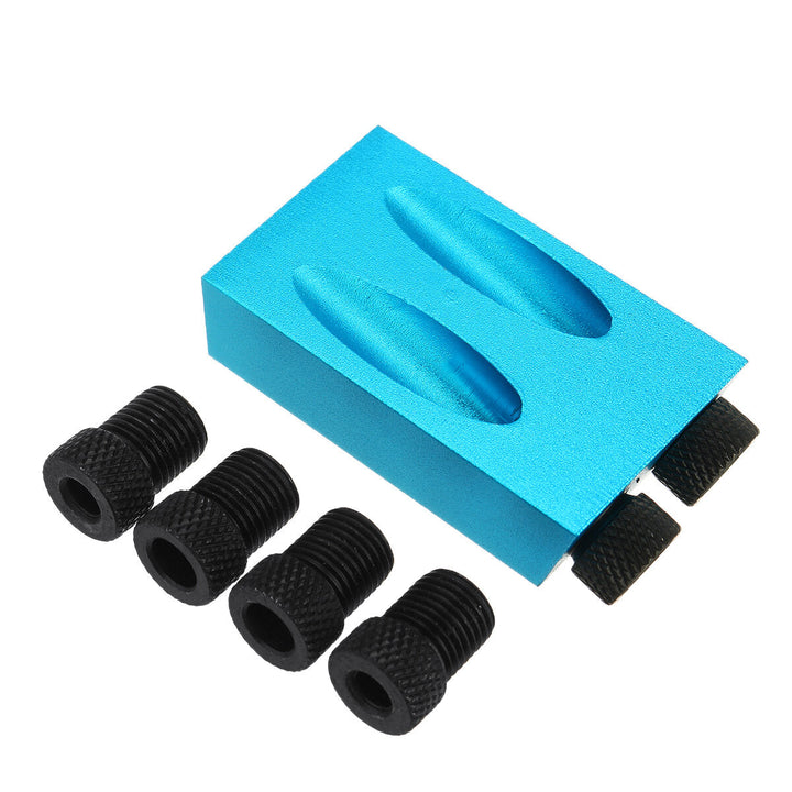 31pc 15 Degree Oblique Hole Locator Pocket Hole Jig Drill Bit Angle Woodworking Carpentry Tools Image 3