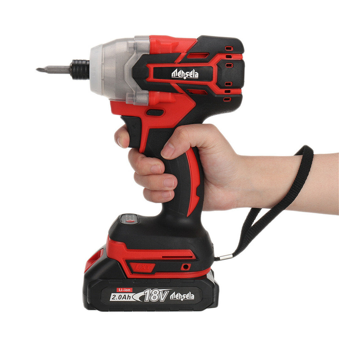 3500RPM 3 Speed Cordless Electric Screwdriver without Battery and 6 Screwdriver Bits and 4 Metal Sleeves Image 6