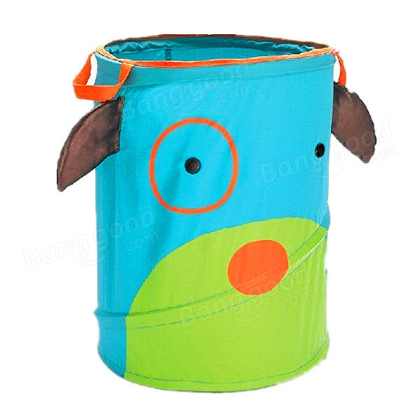 34x45cm Foldable Laundry Storage Basket Bathroom Cartoon Clothes Pants Bag Image 11