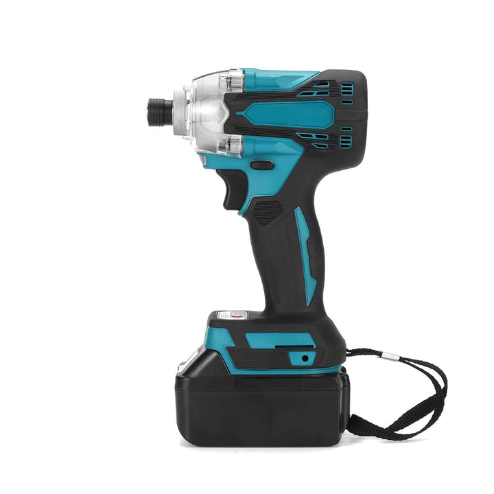 350N.M 18V Brushless Cordless Electric Impact Wrench Driver Screwdriver Power Tools W, None,1,2 Battery For Makita Image 3