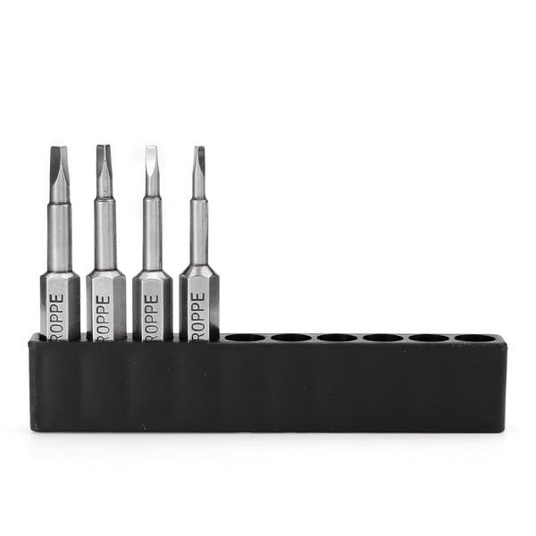 4pcs 50mm 1.8-2.7 1,4 Inch Hex Shank Magnetic Triangle Screwdriver Bits Image 7