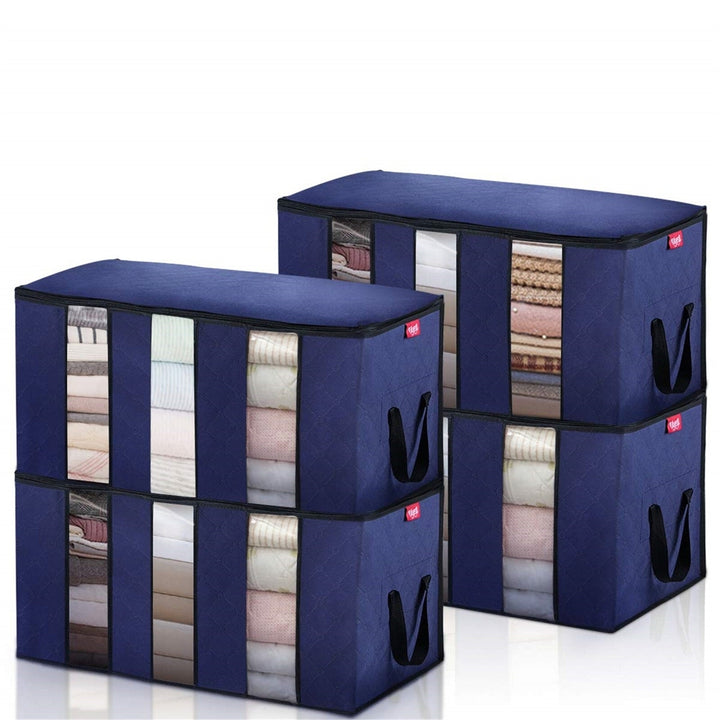 4PCS Non-woven Clothes Storage Bag Foldable Odorless Breathable Clothes Storage Bag Image 5