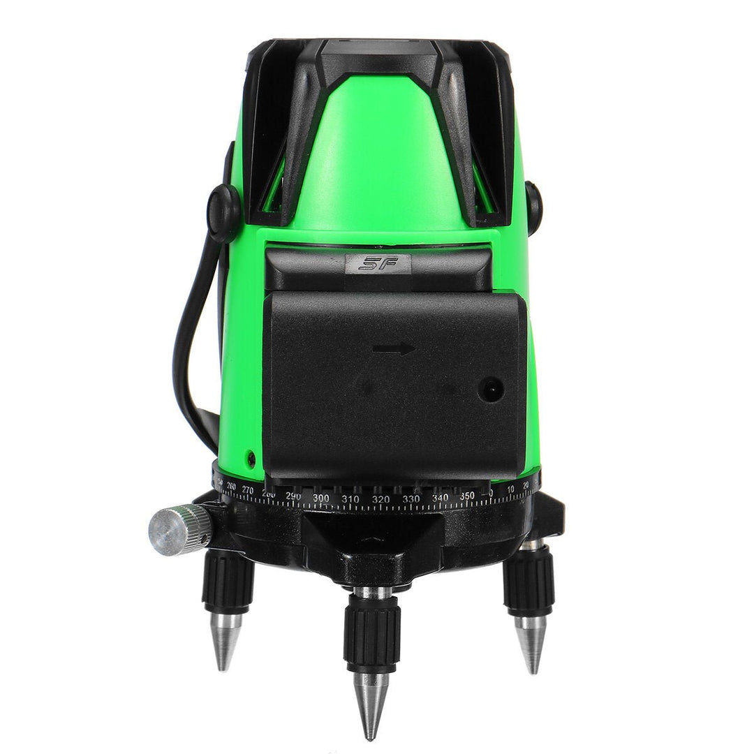 5 Line Laser Level Green Light Self Leveling 3D 360 Rotary Cross Measure Tools Image 4