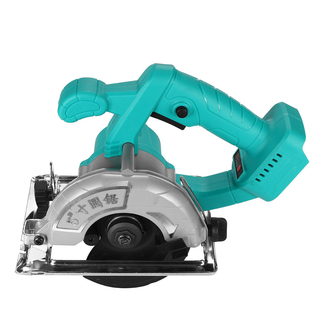 5 In 125mm Multi-functional Cordless Electric Circular Saw 0- 45 Adjustable Woodworking Machine Wood Cutters for 18V Image 1