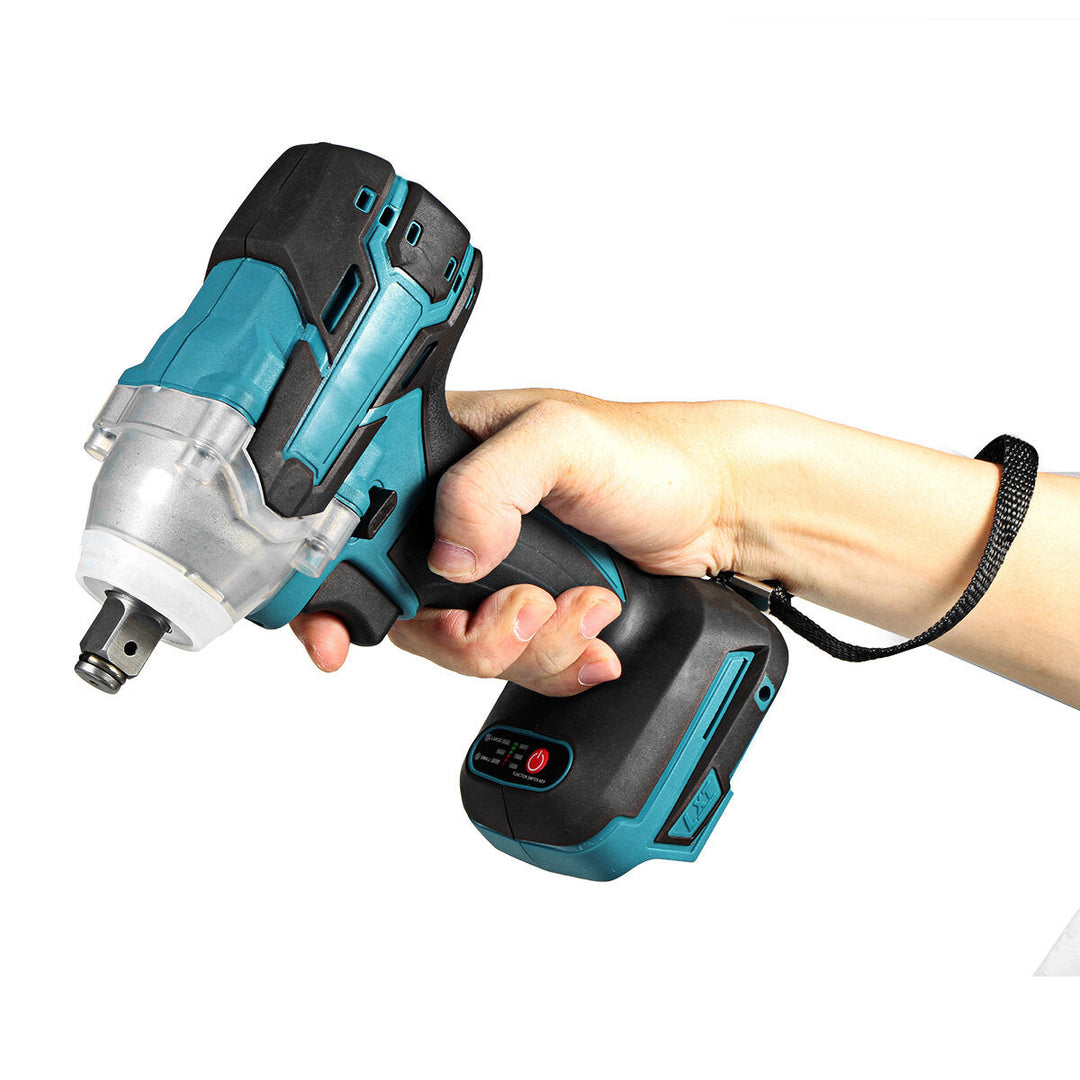 588N.m. Cordless Brushless Wrench1,2" Impact Wrench Driver Replacement for Makita 18V Battery Image 6