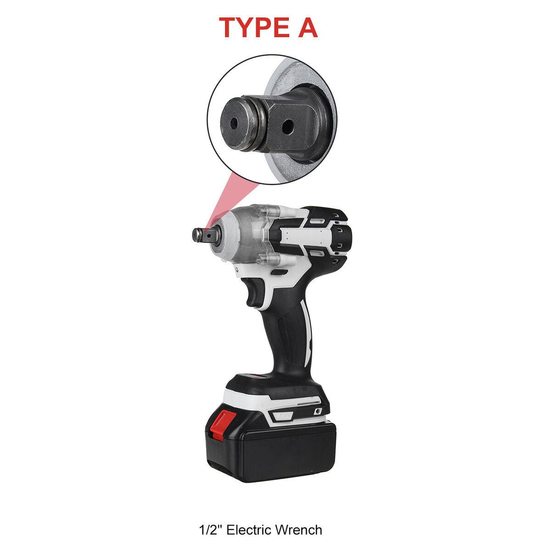 520N.m Brushless Cordless Electric Impact Wrench Screwdriver Power Tools Image 1