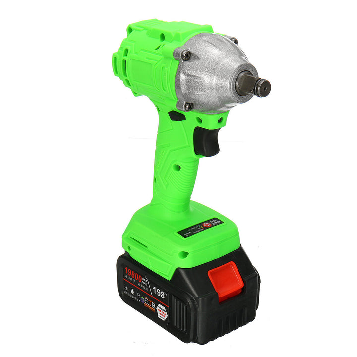 520Nm 198TV 19800mAh Electric Cordless Impact Wrench Driver Tool 1,2" Ratchet Drive Sockets Image 2