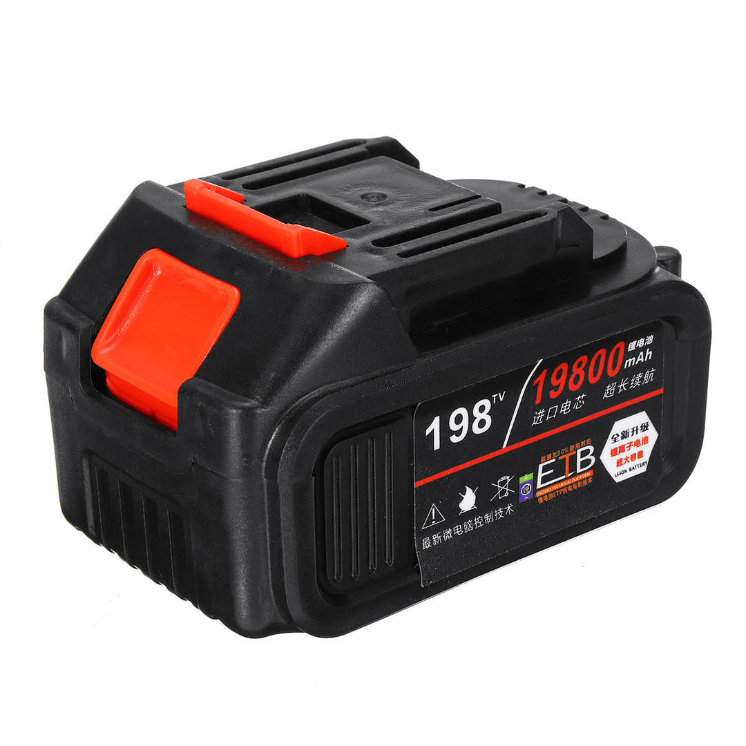 520Nm 198TV 19800mAh Electric Cordless Impact Wrench Driver Tool 1,2" Ratchet Drive Sockets Image 4