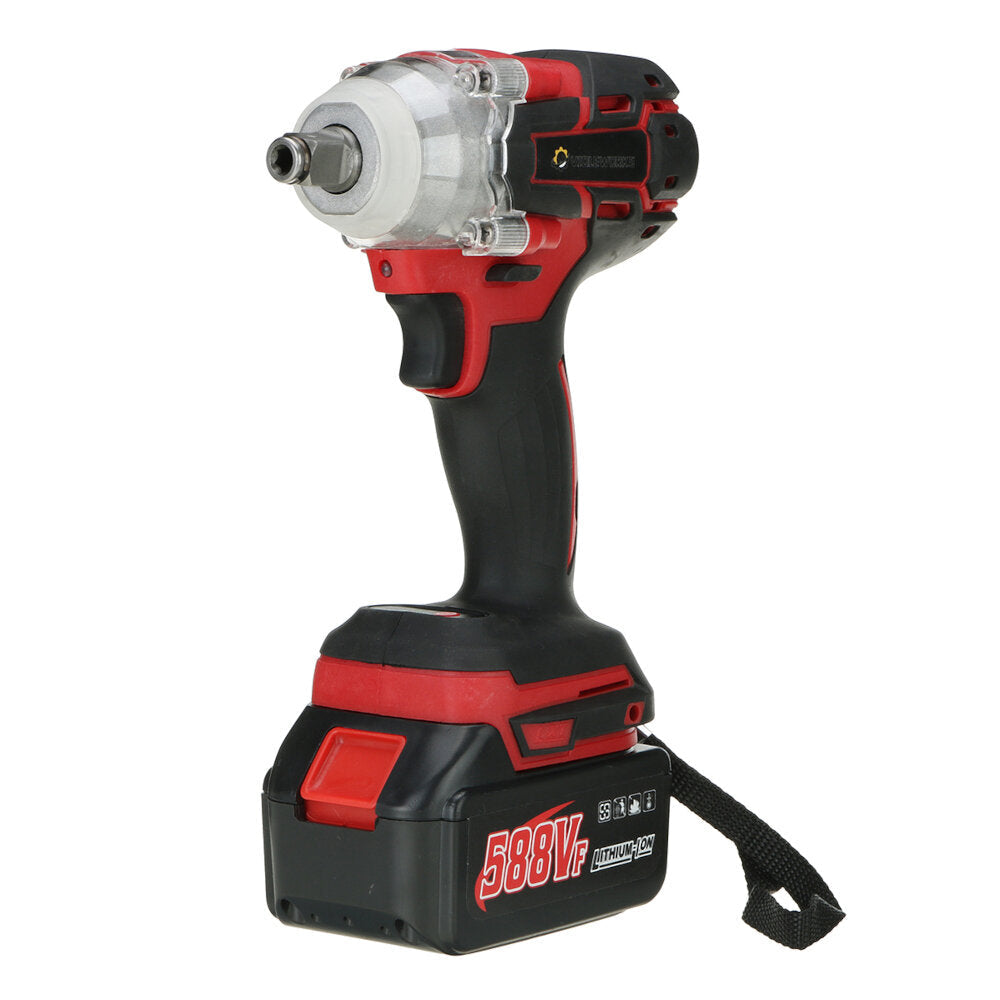 588VF 2 in 1 Electric Cordless Brushless Impact Wrench Driver Socket Screwdriver Image 1