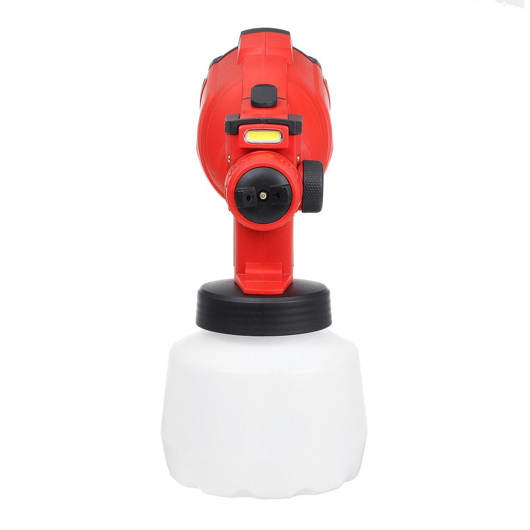 550W Cordless Electric Spray Guns 800ML Lighting Paint Sprayer Wood Wall Fences Painting Tool Image 4