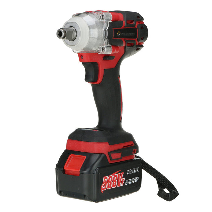 588VF 2 in 1 Electric Cordless Brushless Impact Wrench Driver Socket Screwdriver Image 3