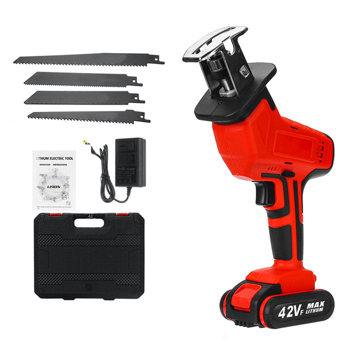 42VF 13000mAh Cordless Reciprocating Saw Electric Saws Portable Woodworking Power Tools Image 2