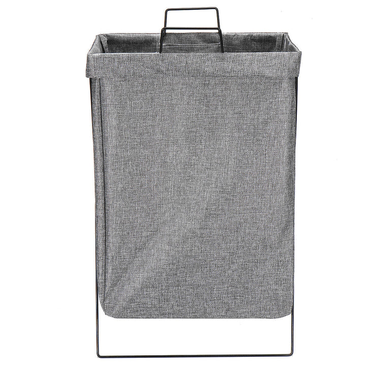 46L Cotton Linen Laundry Basket Large Capacity Non-toxic Washing Clothes Hamper Waterproof Clothes Bin Image 9