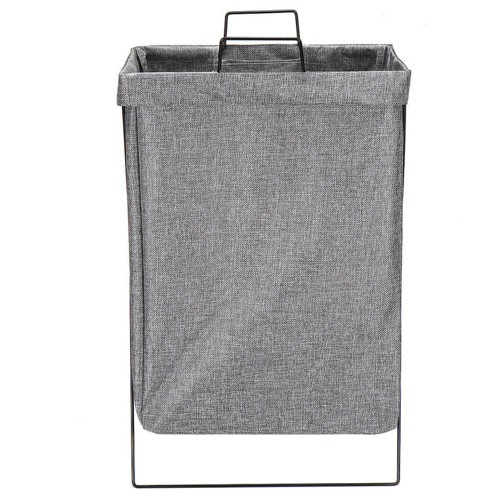 46L Cotton Linen Laundry Basket Large Capacity Non-toxic Washing Clothes Hamper Waterproof Clothes Bin Image 1