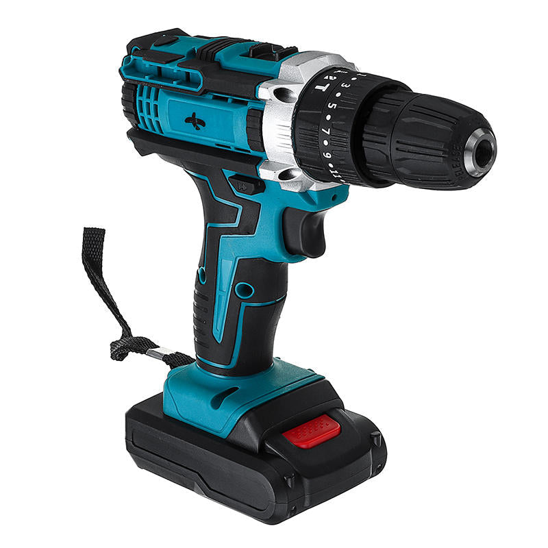 48VF Cordless Impact Electric Screwdriver Drill 25+3 Gear Forward,Reverse Switch Power Screw Driver Image 3