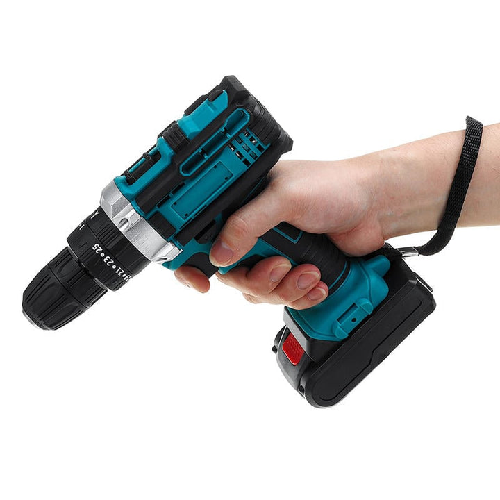 48VF Cordless Impact Electric Screwdriver Drill 25+3 Gear Forward,Reverse Switch Power Screw Driver Image 5