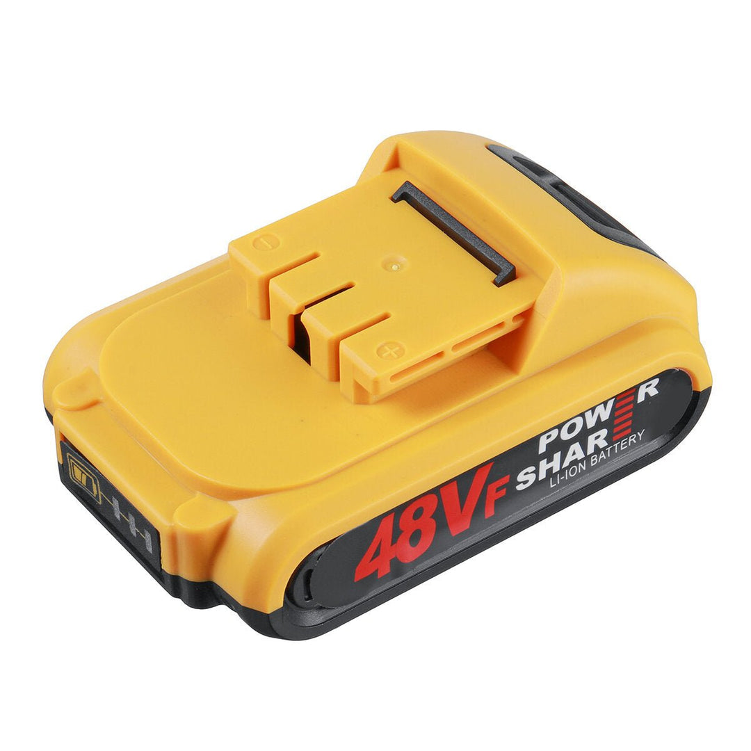 48VF Impact Drill Cordless Screwdriver Drill 25+3 Torque 2 Speed Drilling Battery Indicator Tool Image 7