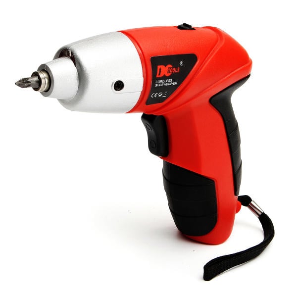 4.8V LED Electric Screwdriver Cordless Power Drill Set Electric Drill Driver Tool US Plug Image 1