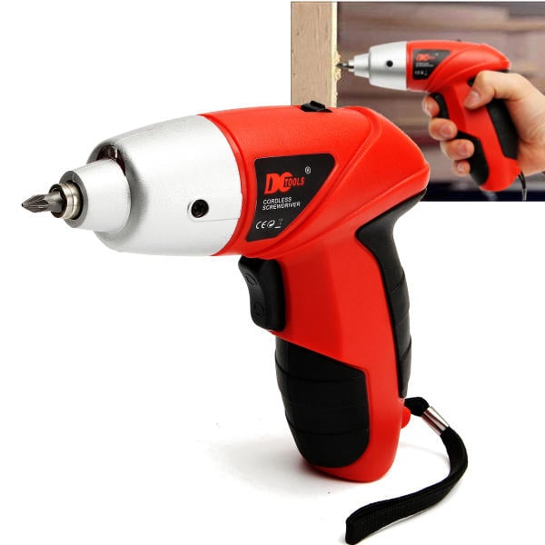 4.8V LED Electric Screwdriver Cordless Power Drill Set Electric Drill Driver Tool US Plug Image 7