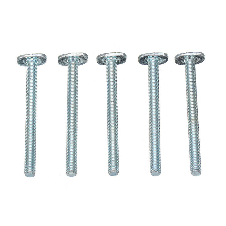 5pcs M8 T Nut Screws Carbon Steel Screws for 19x9.5mm T-track T-slot Miter Track Jig Table Saw Router Table Woodworking Image 3