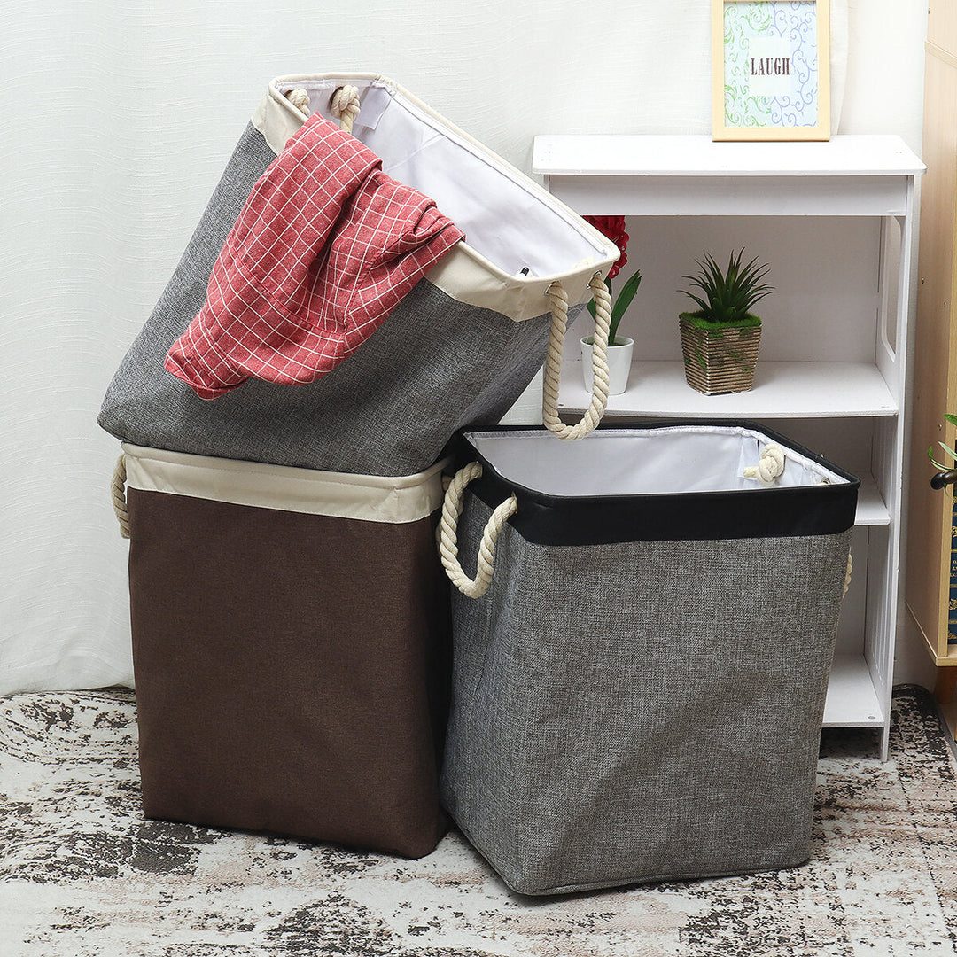 65L EVA Foldable Laundry Bag Large Capacity Waterproof Laundry Hamper Dirty Clothes Storage Basket Image 2