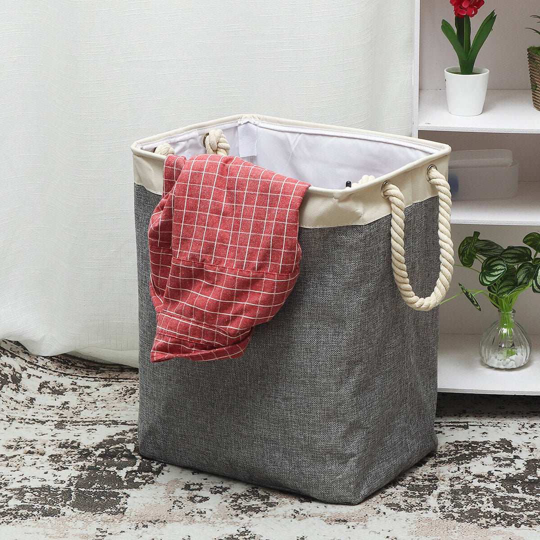 65L EVA Foldable Laundry Bag Large Capacity Waterproof Laundry Hamper Dirty Clothes Storage Basket Image 4